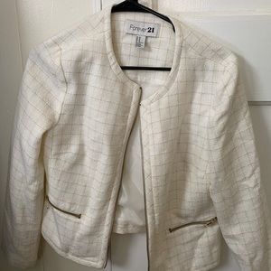 Beautiful White and Gold blazer!